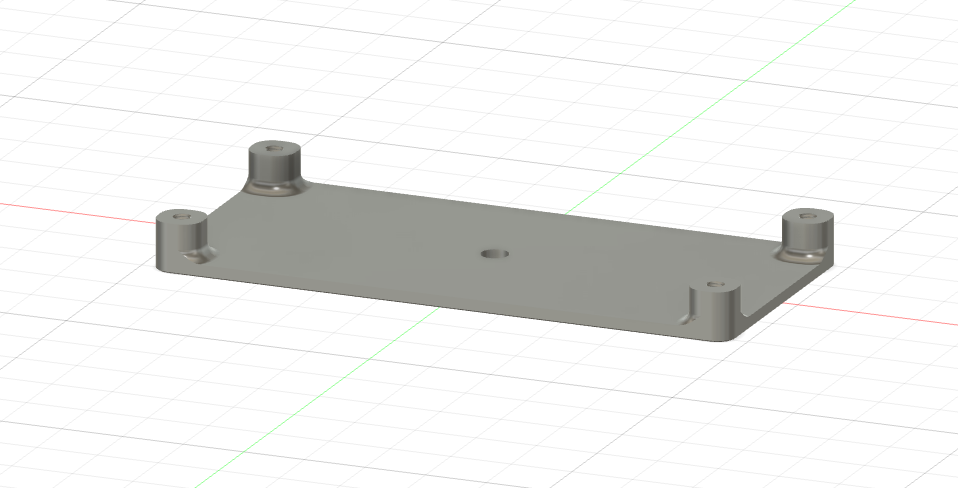 Brook-Compatible Fighting Board M3 Mount Plate