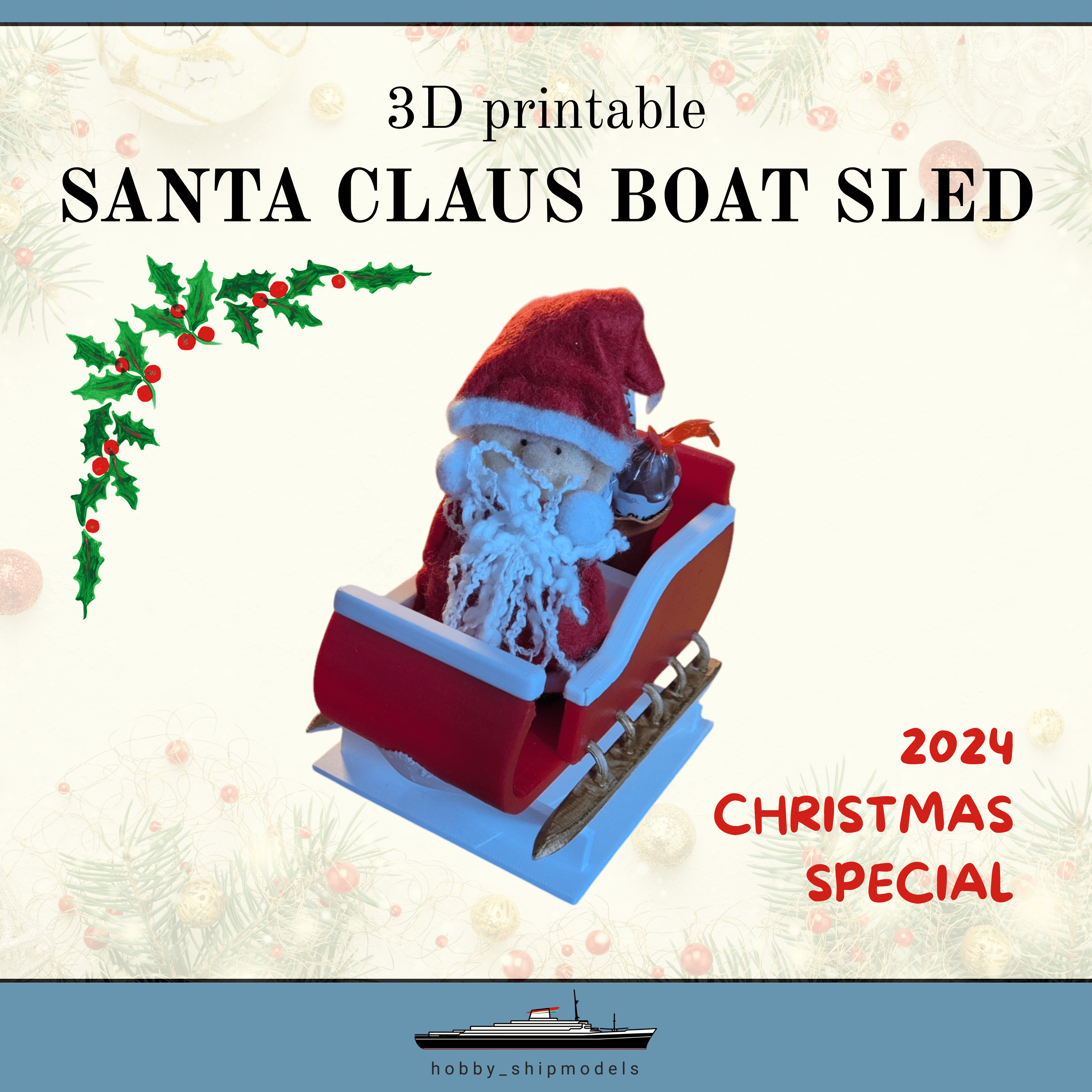 Santa Claus boat-sled | 2024 Christmas special