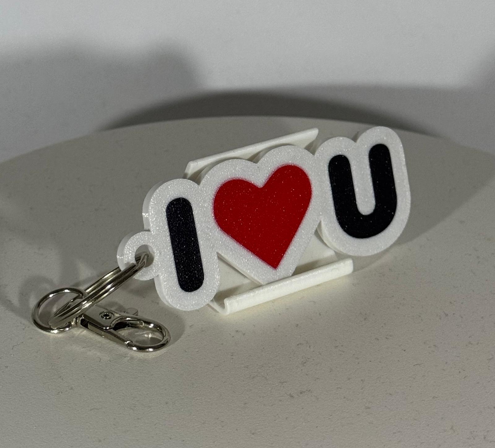 I love U (You) - keychain Schlüsselanhänger