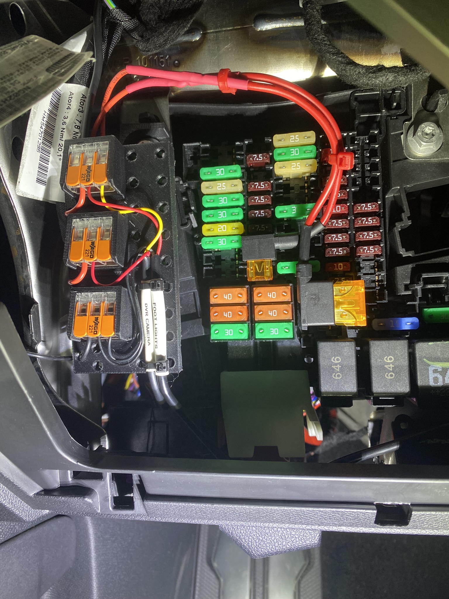 Cupra FuseBox Organizer
