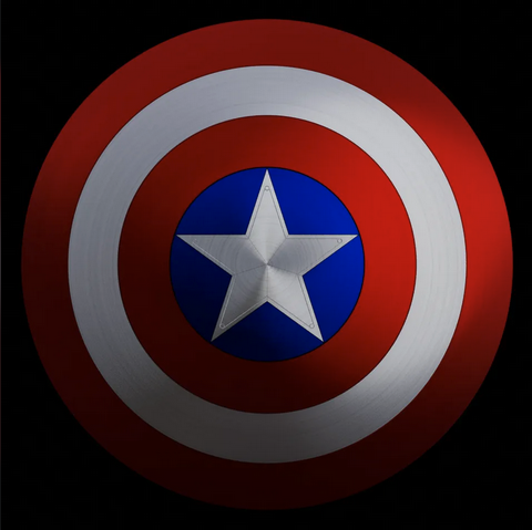 Captain America Shield Split for 300mm x 300mm Build Plate