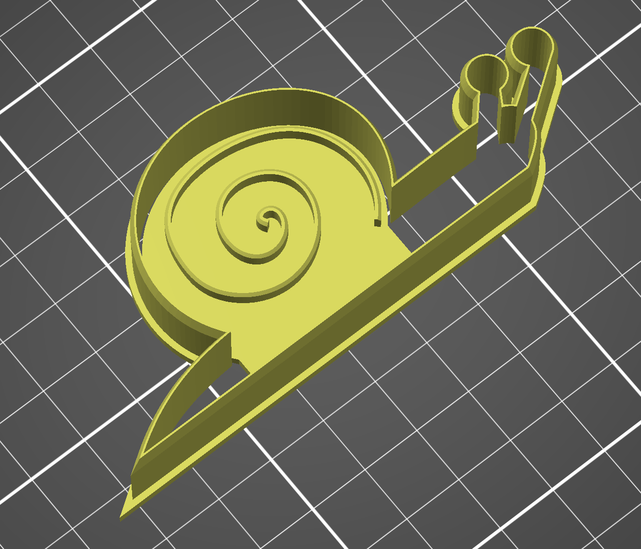 Šnek vykrajovátko na cukroví - snail coockie cutter