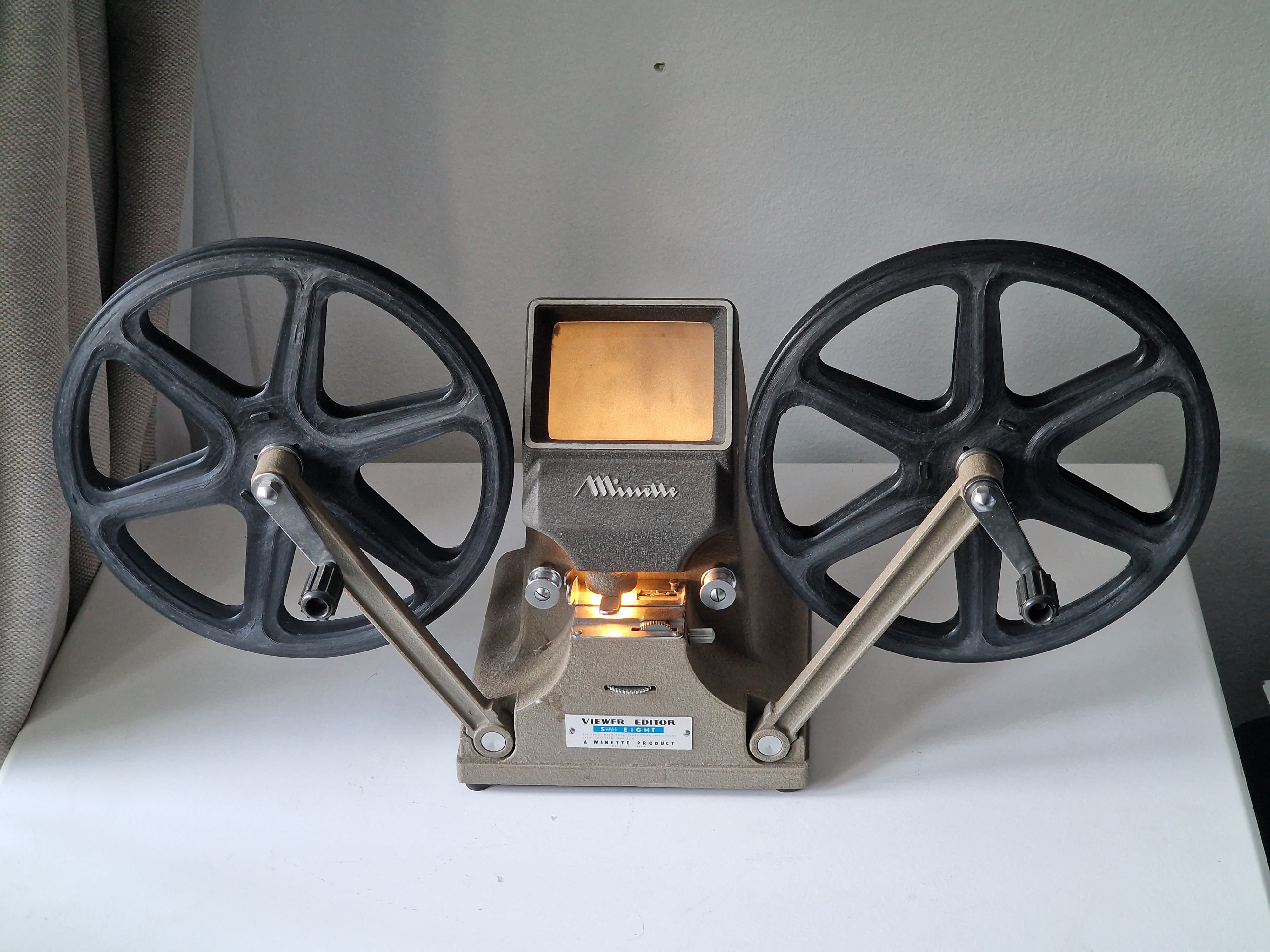Rescaled reel to standard super 8mm projector size