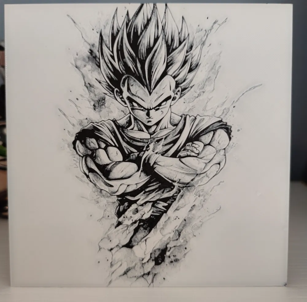 Hueforge Vegeta pencil