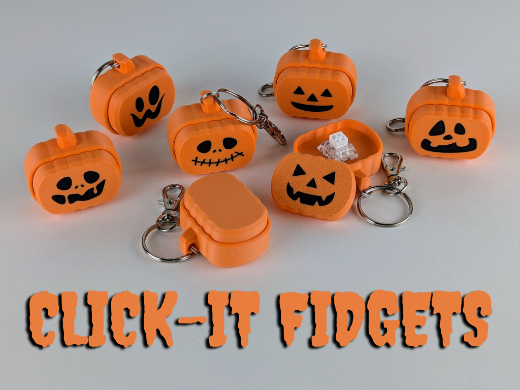 Pumpkin Click-it Fidgets for Halloween