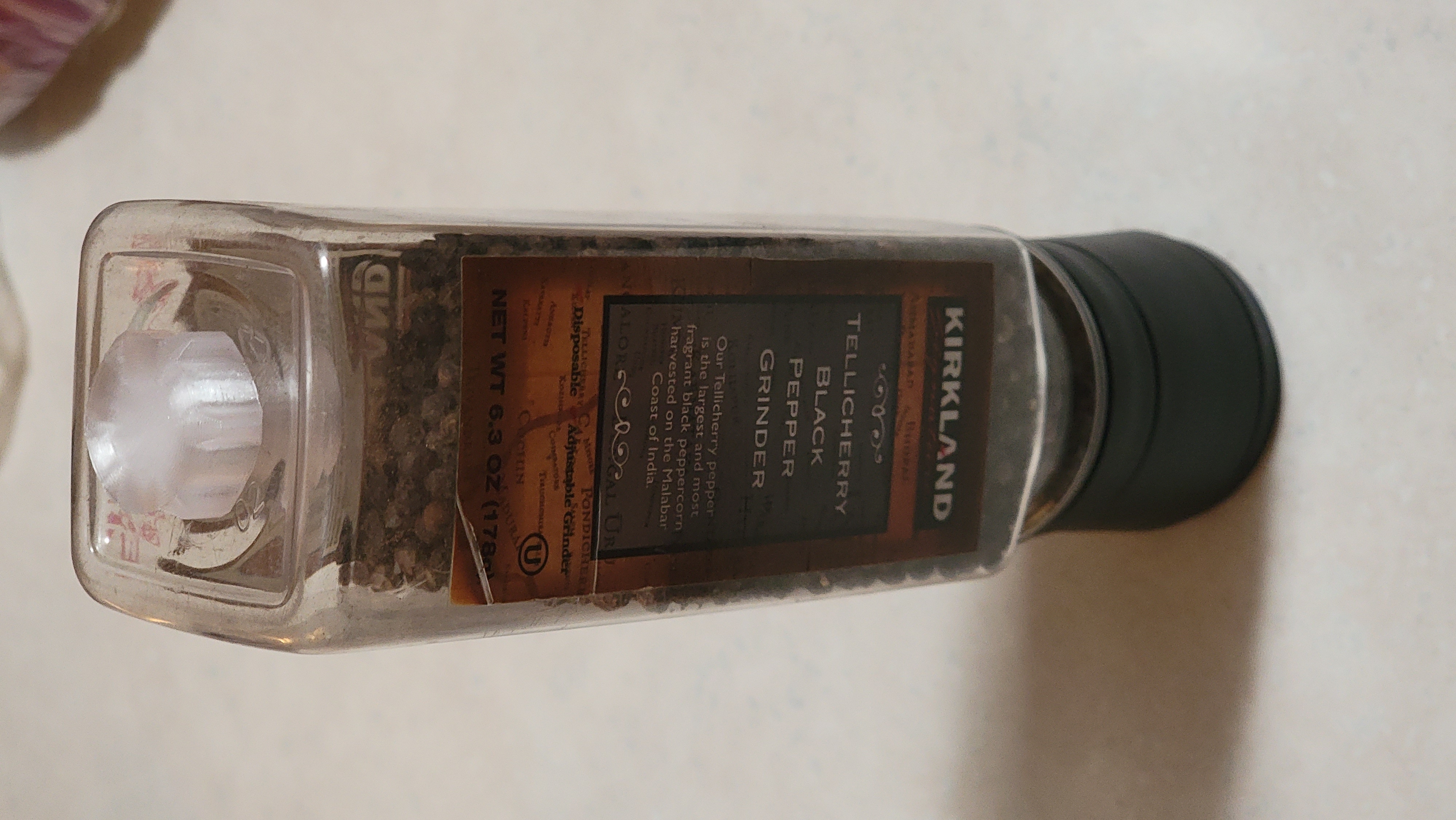 Pepper grinder cap