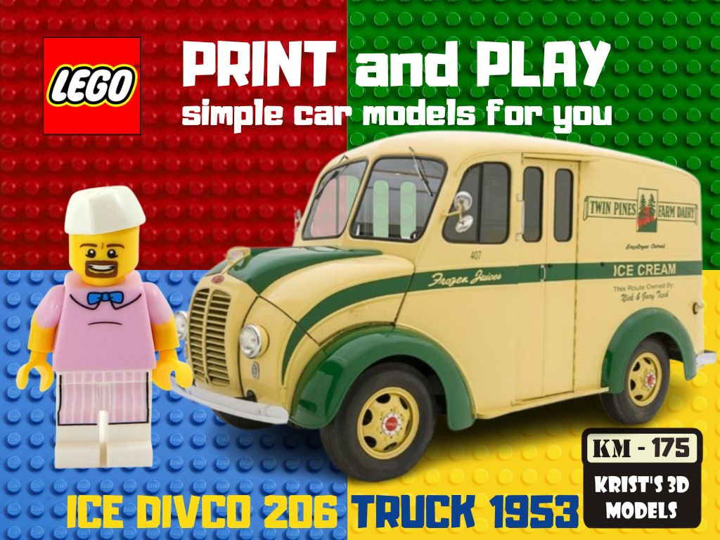 LEGO Divco 206 Ice Truck 1953