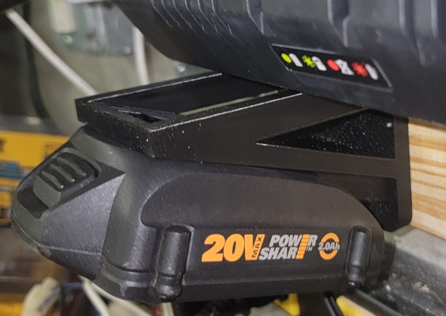 Worx Power Share 20V Battery Bracket - WA3575 WA3525