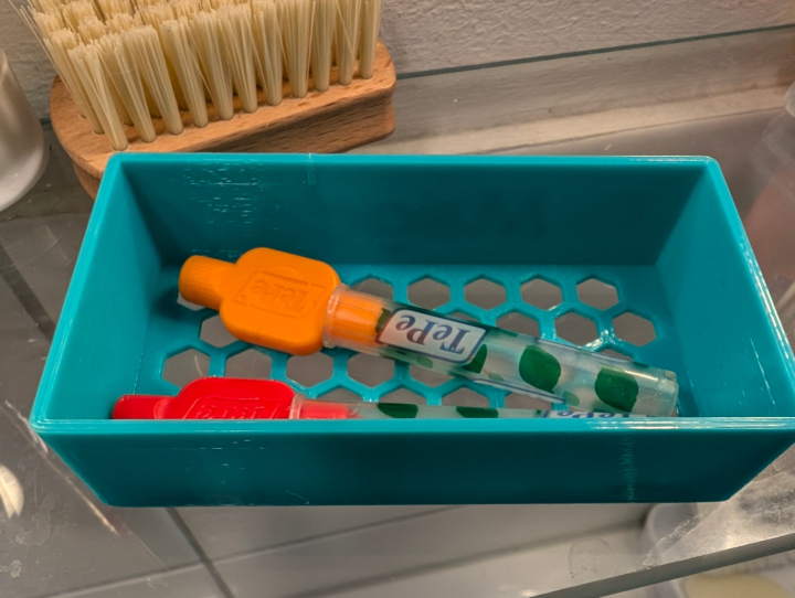 Bath Storage case Hexagonal Open 80x50mm