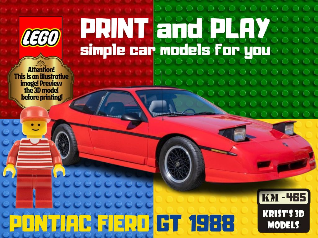 LEGO Pontiac Fiero GT 1988