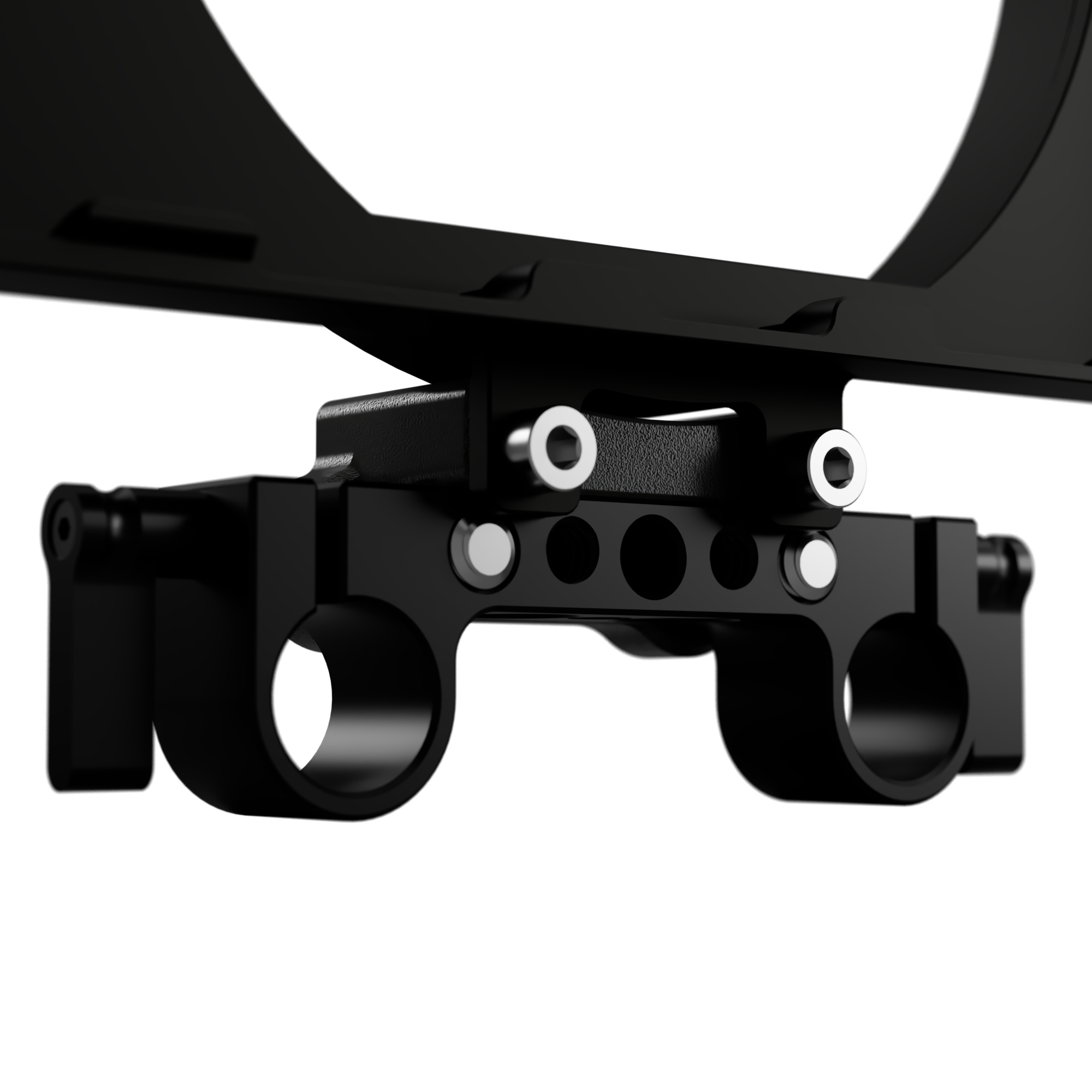 Bright Tangerine Misfit Atom 15mm rod mount adapter