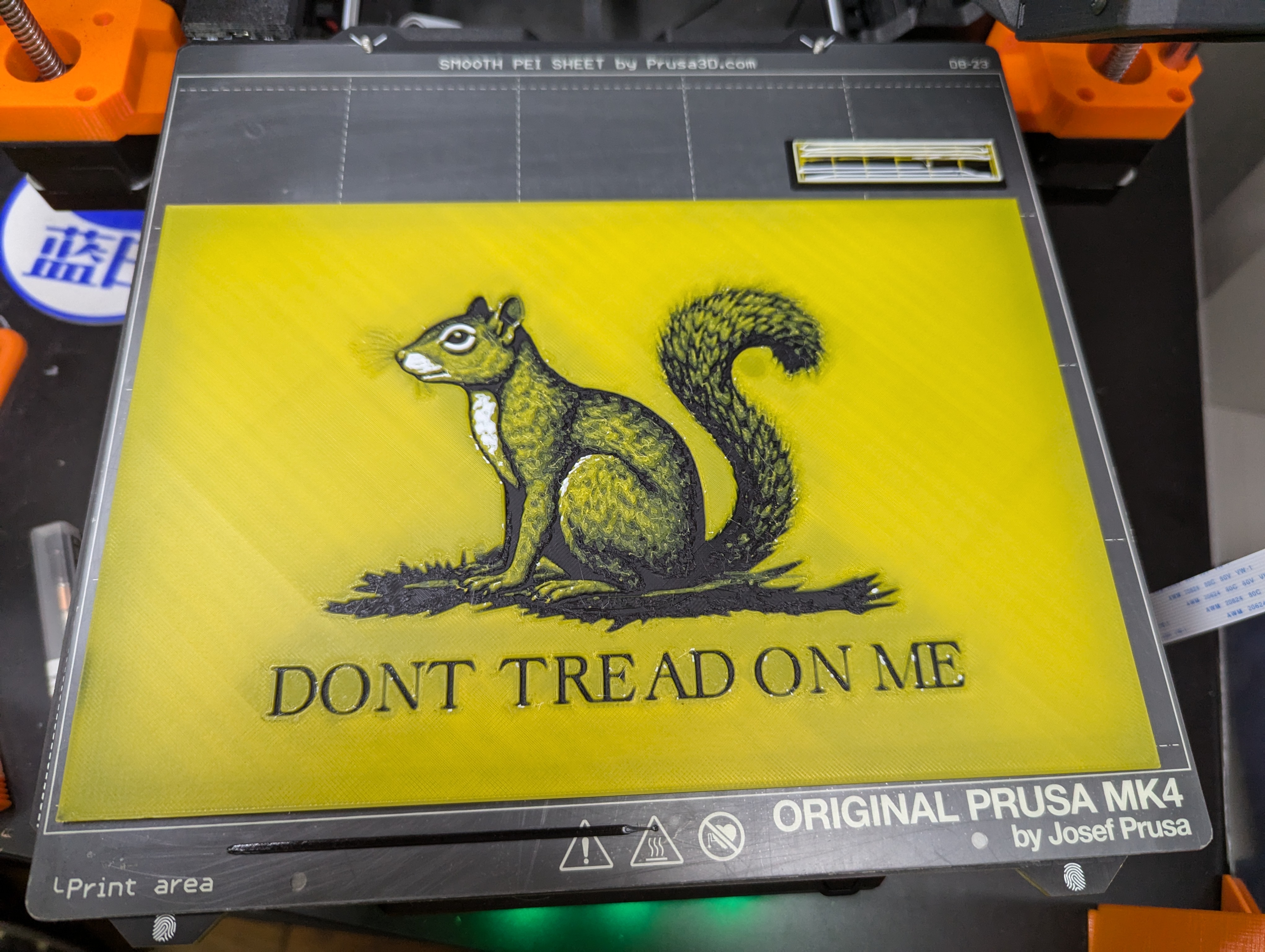 Peanut the squirrel gadsden flag
