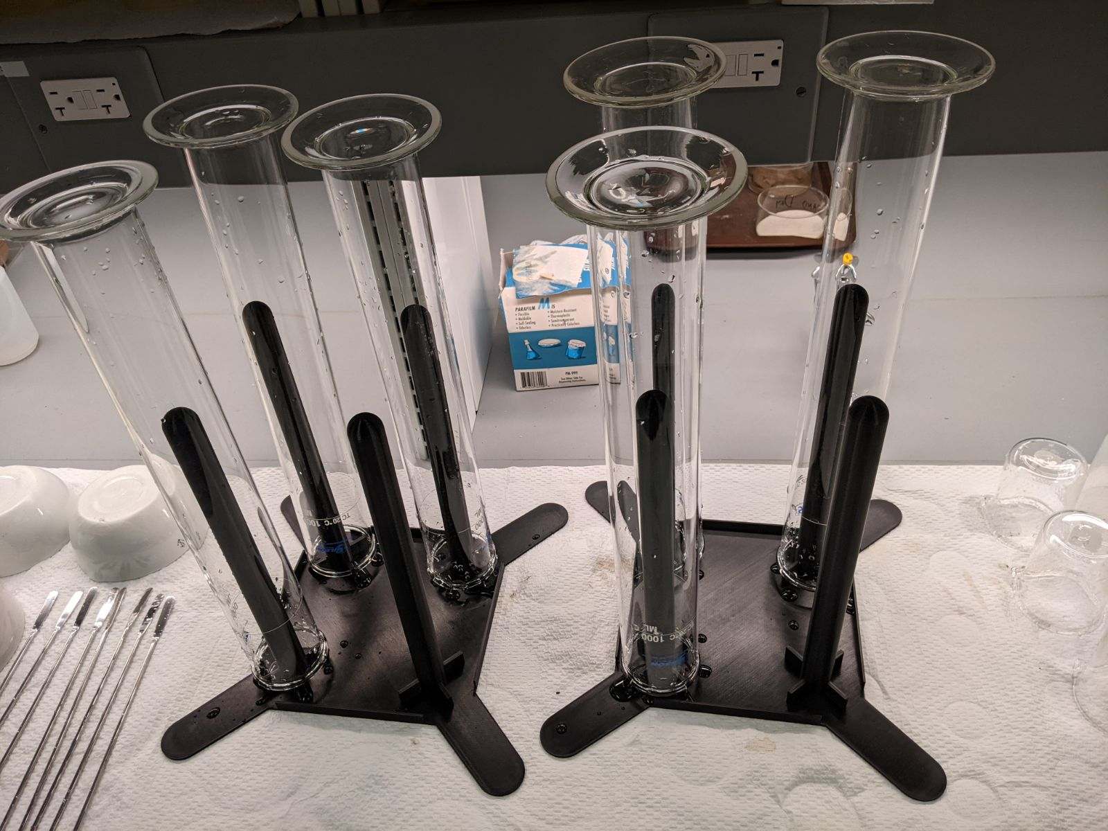 Tall Lab Glassware Drying Rack
