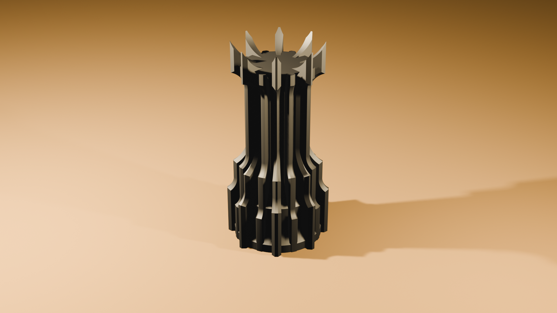 Mordor-Styled Tower Miniature | D&D