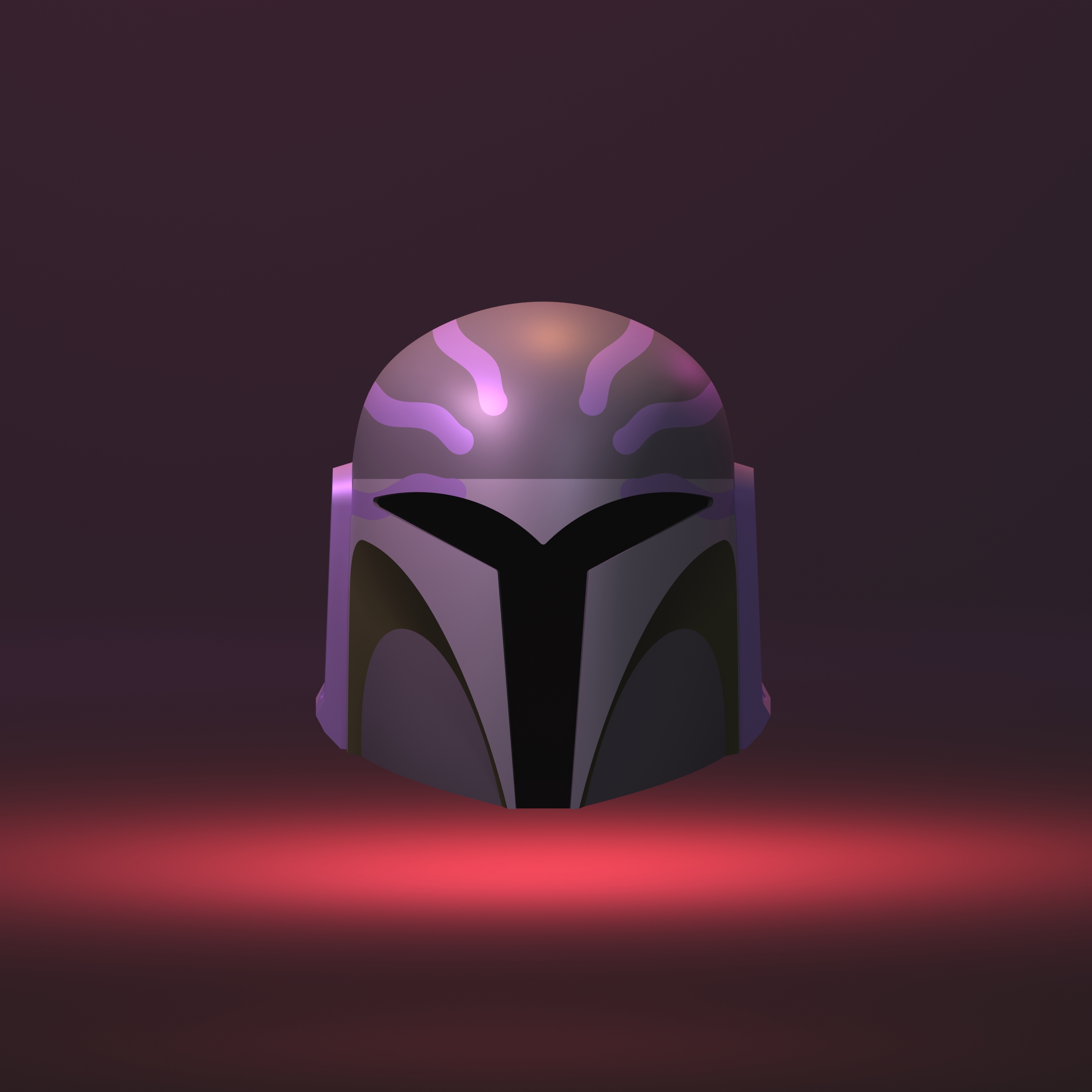 Mandalorian Helmet - Simple Female/Night Owl Grunt Helmet