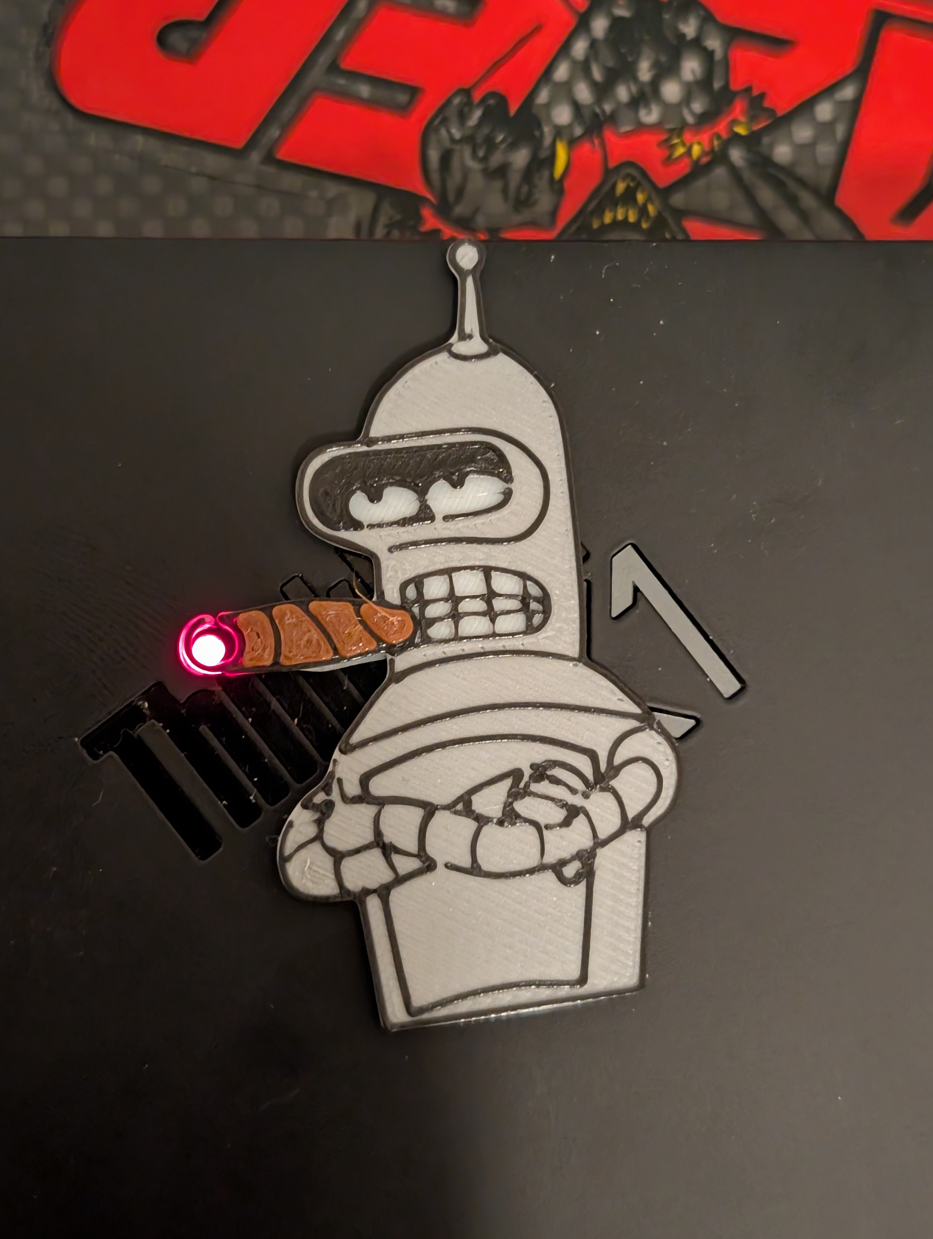 Lenovo Thinkpad Futurama Bender Cigar Ledsticker/decorative stickers