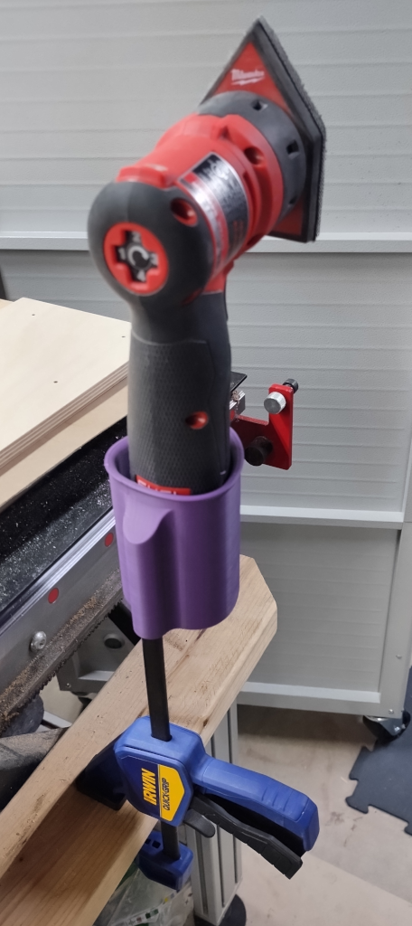 Milwaukee Orbital Detail Sander 2531-20 Holder - Clamp Mount