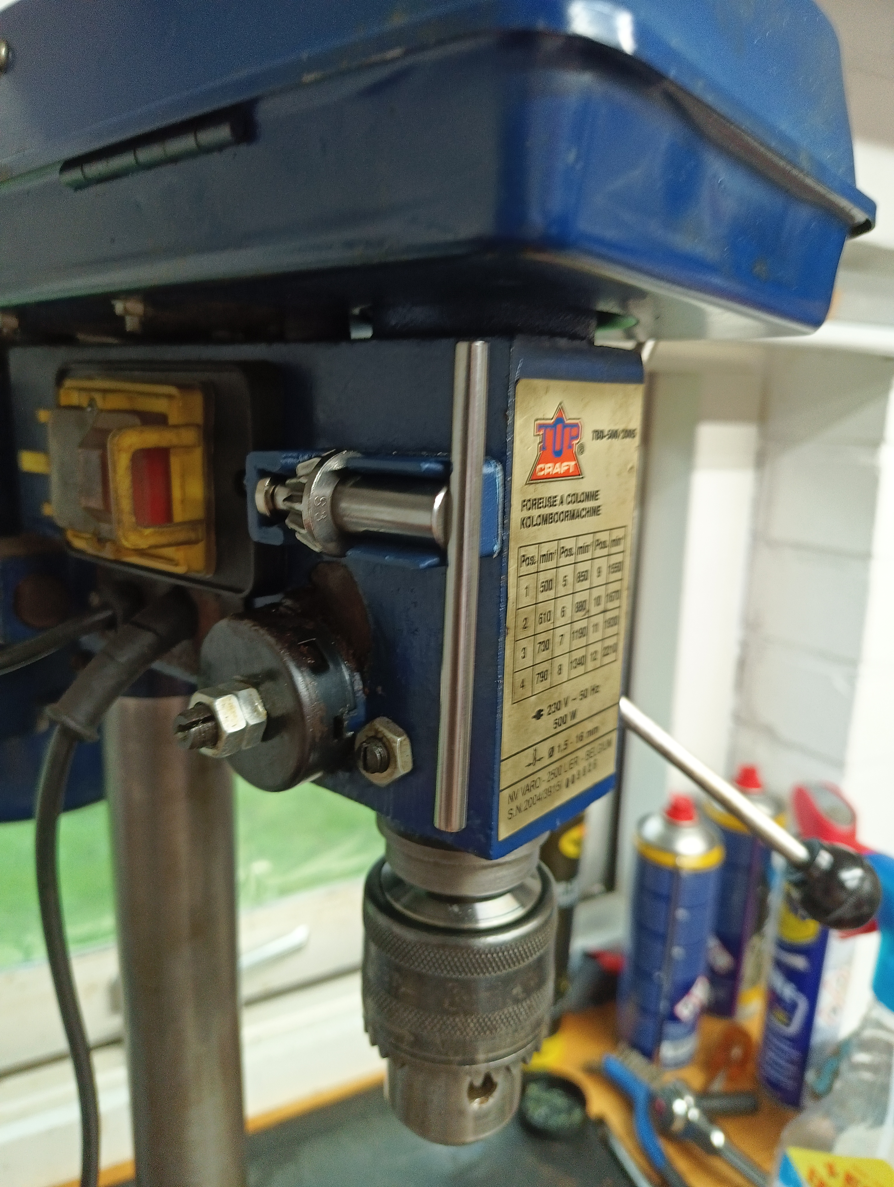 Drill chuck key holder