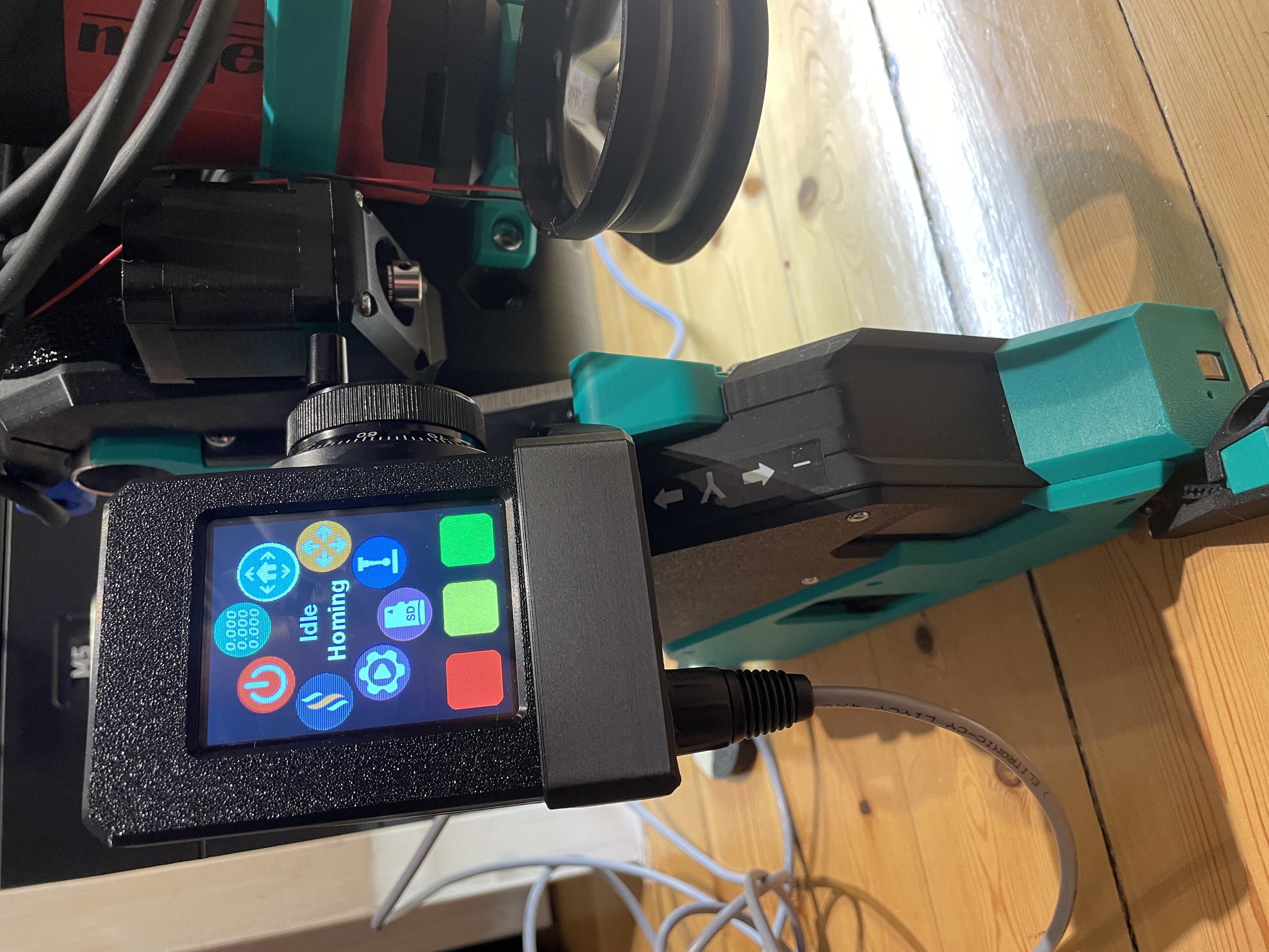Encoder Wheel Pendant for the LR4 with FluidNC