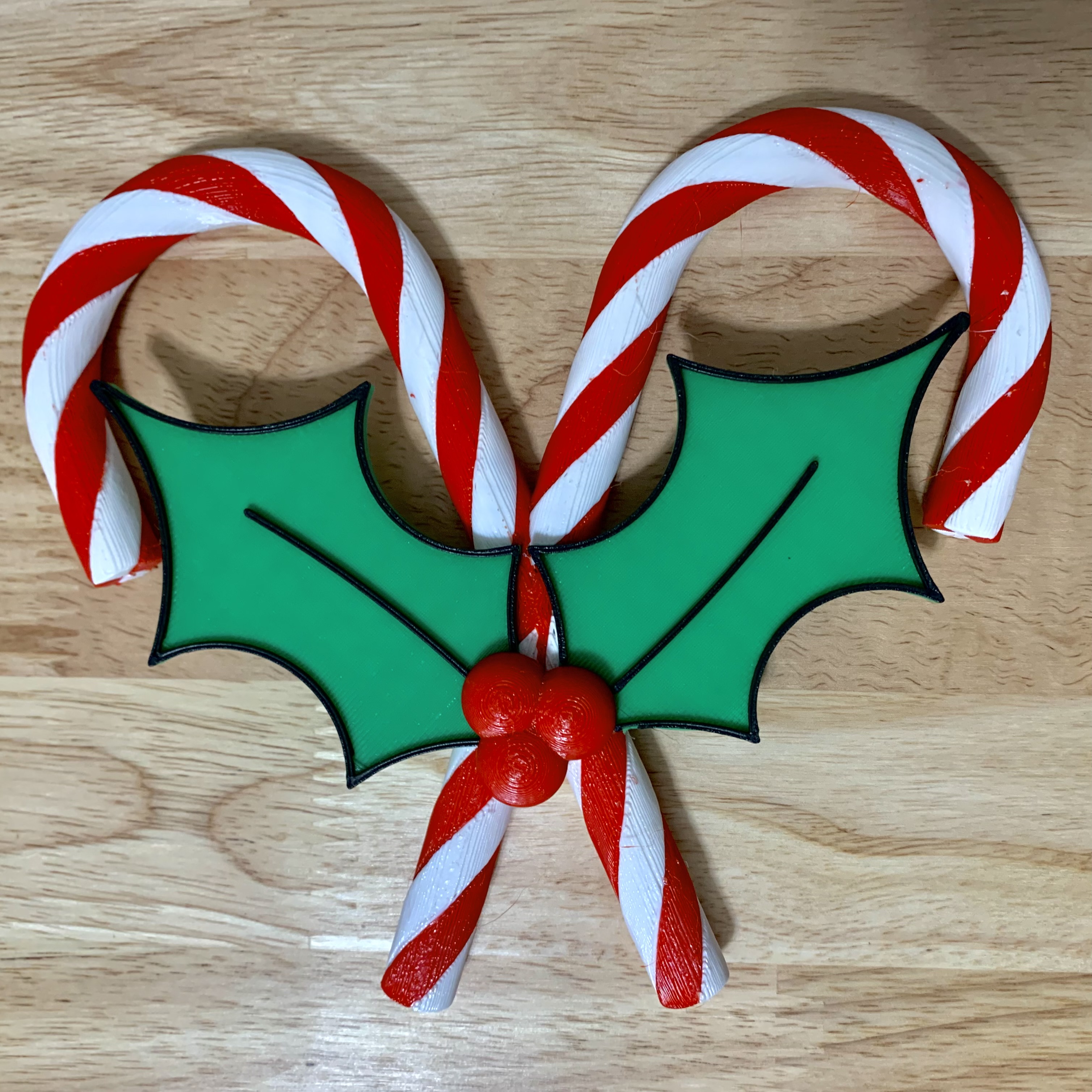 Crossed Candy Cane Decoration(MMU3/AMS)