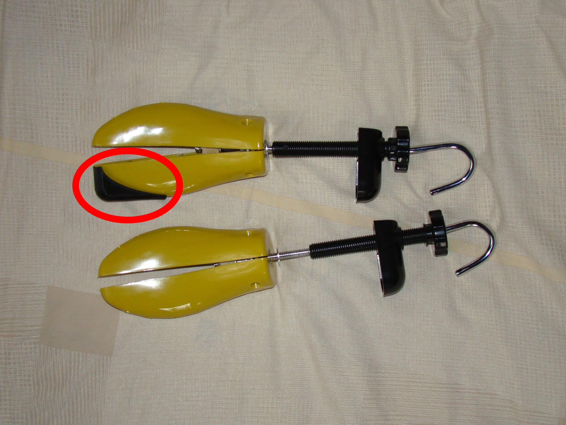 Shoe Stretcher Repair Kit and Addons (Thread, Big Toe, Longer Heel) - with FreeCAD source