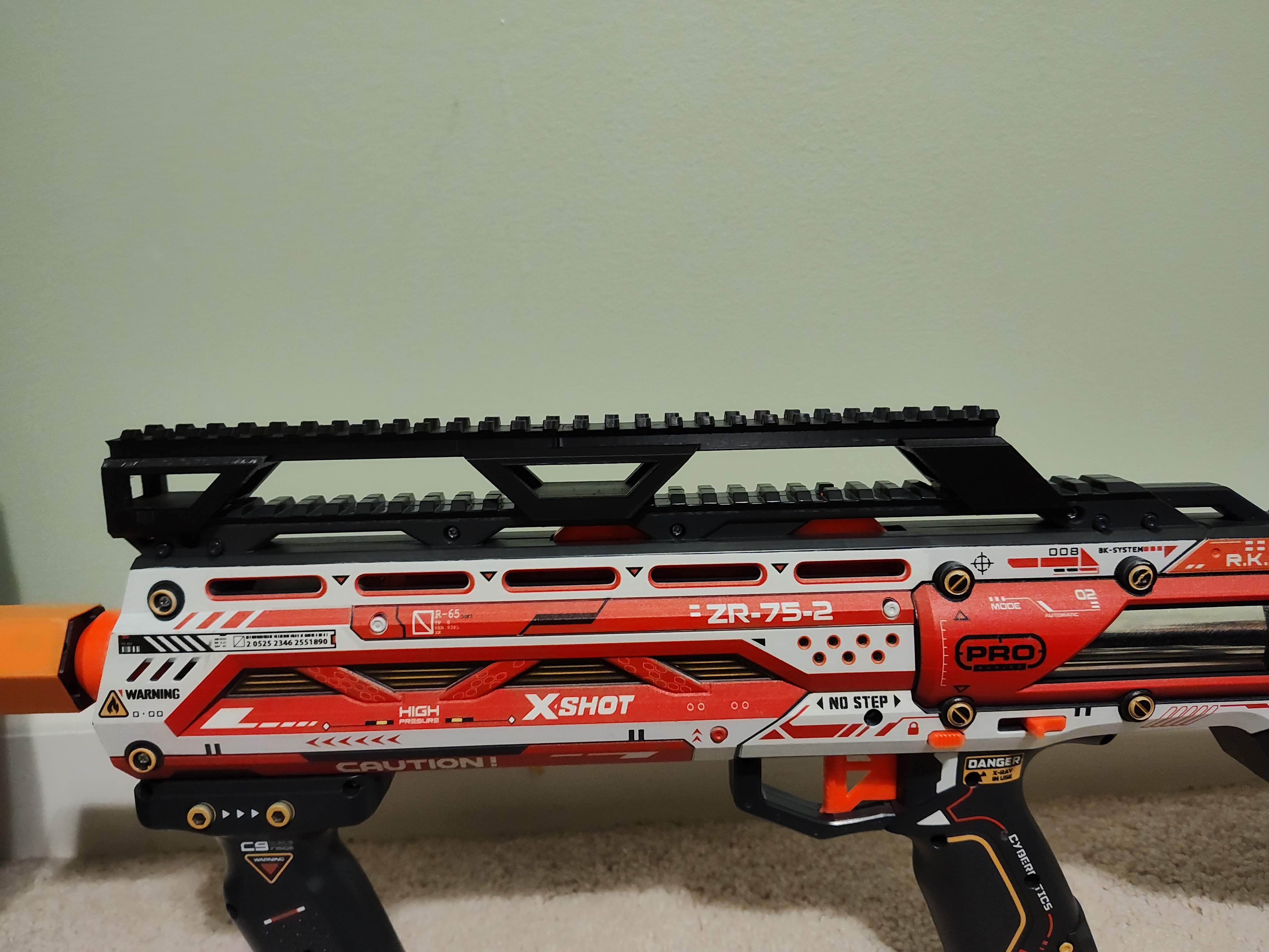 Zuru XShot Longshot 1" Rail Riser
