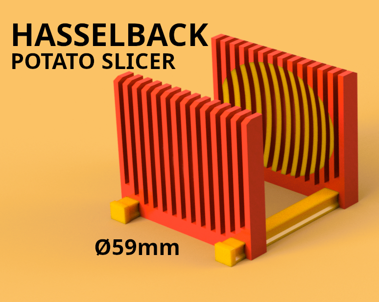 Hasselback Potato Slicer - Kitchen Food & Veg Slicer