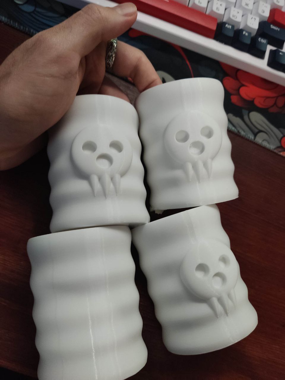Cup with mask of Shinigami | Кружка с маской Шинигами