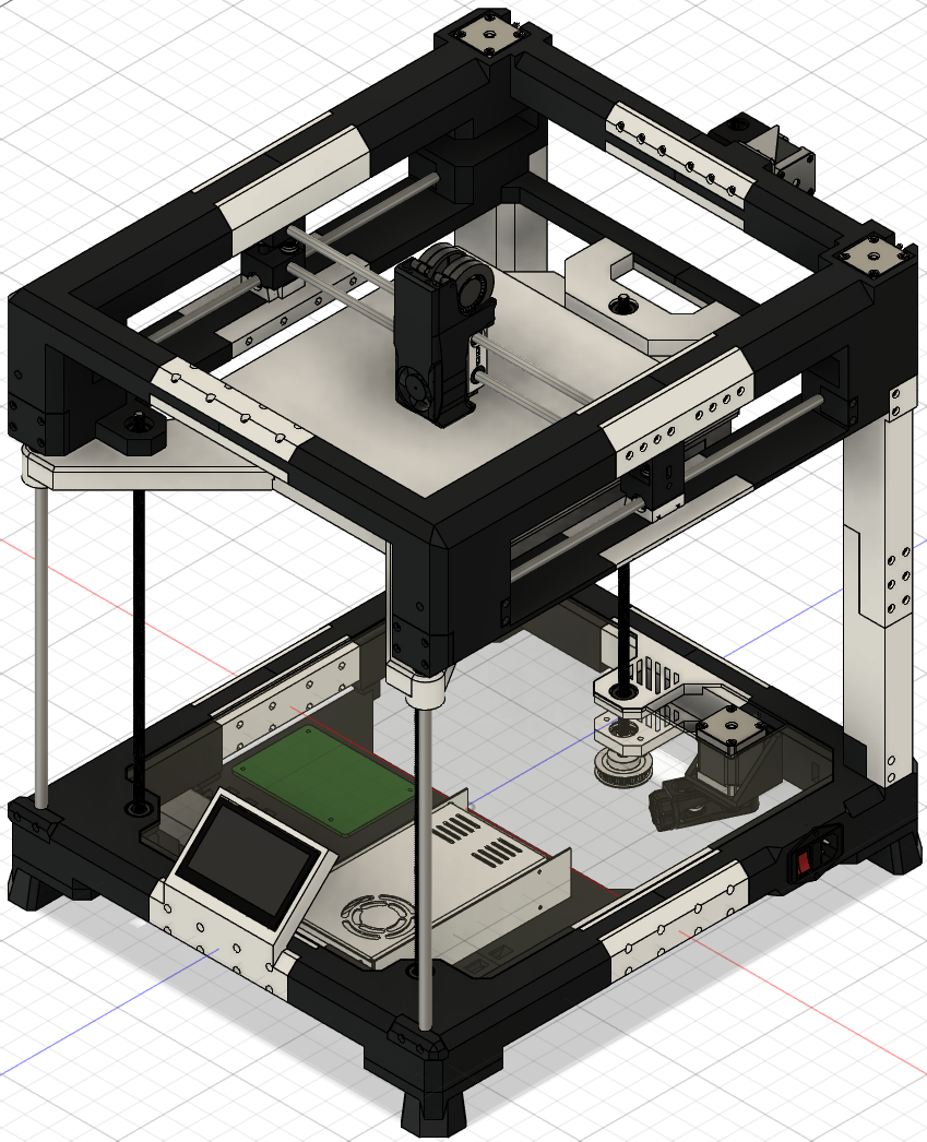 THE LK100 - 300mm^3 remix of THE 100 Printer