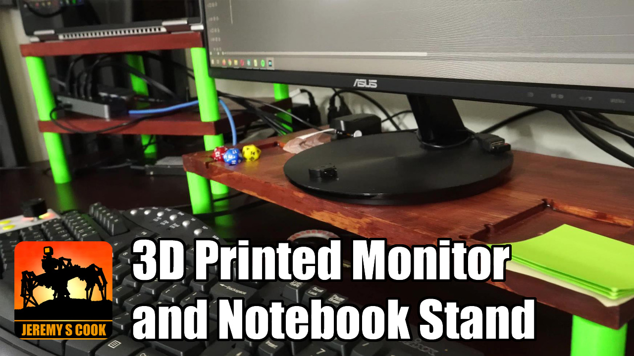 Standoffs for monitor and notebook computer desktop mount