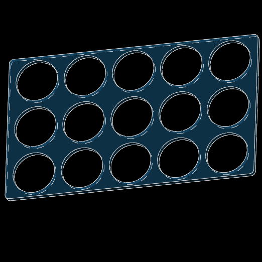 Collet Storage Box - ER25 Collet Tray Insert