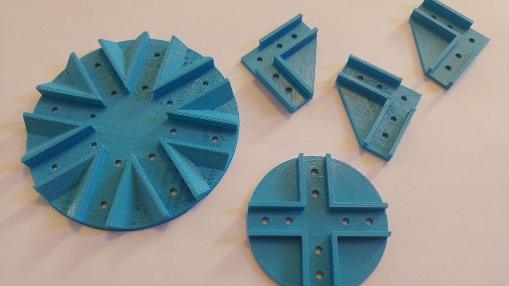 Simple Multirotor System for 10mm AND 1/2 inch booms AND pipes