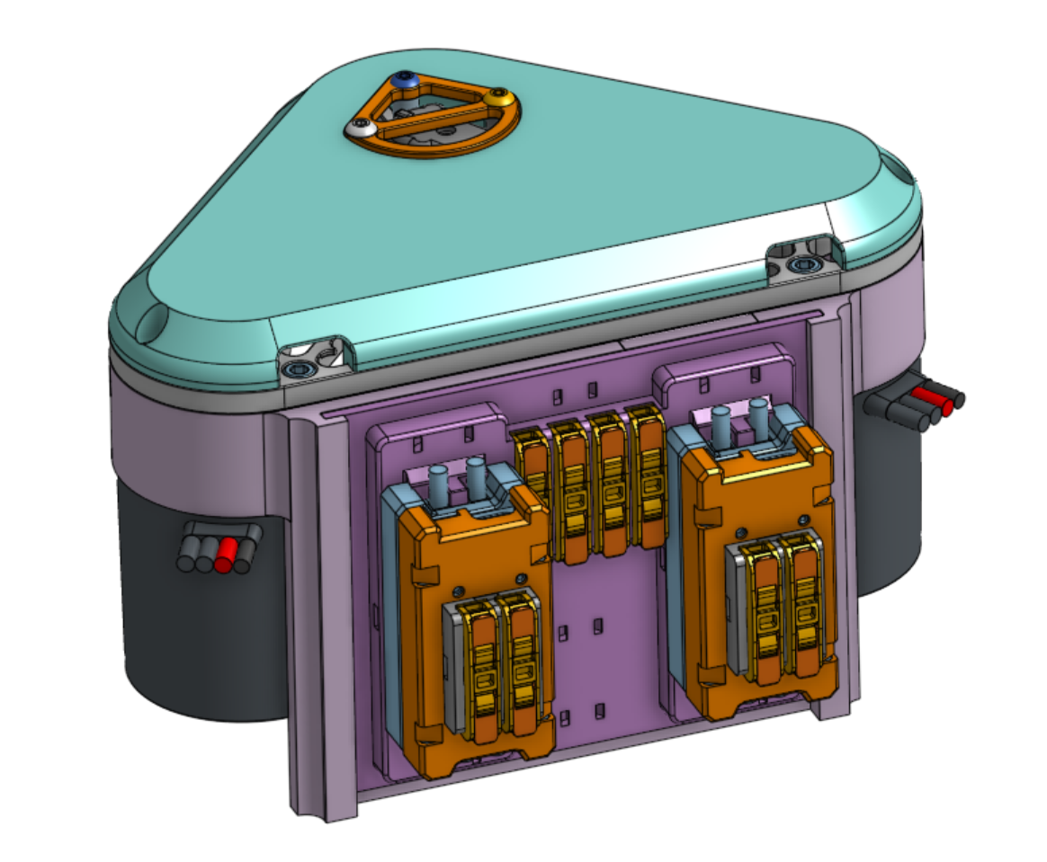 FRC Swerve Cover for REV Robotics NEO & Voretx BLDC motors with Wago 221 connectors