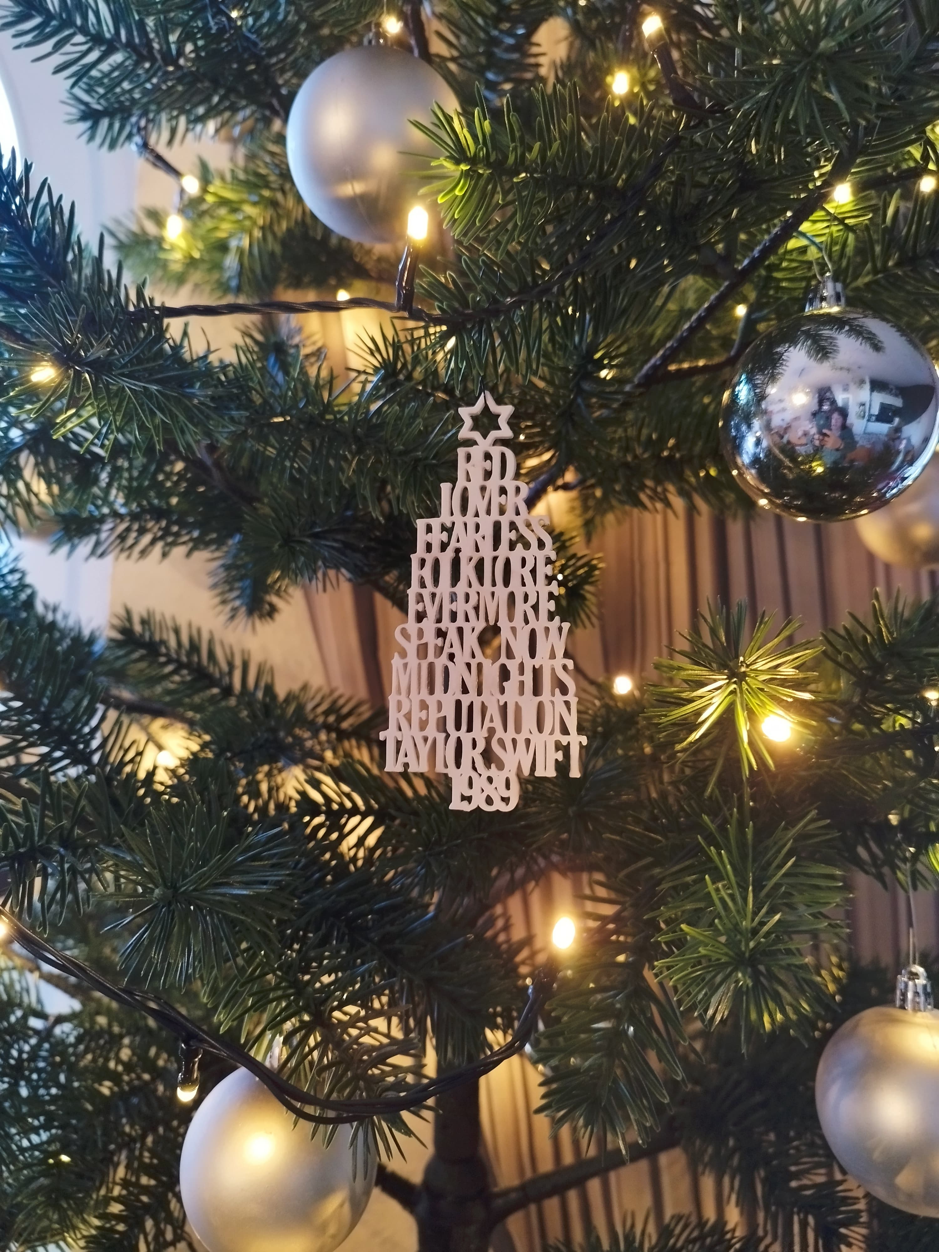 Taylor Swift Albums Ornament