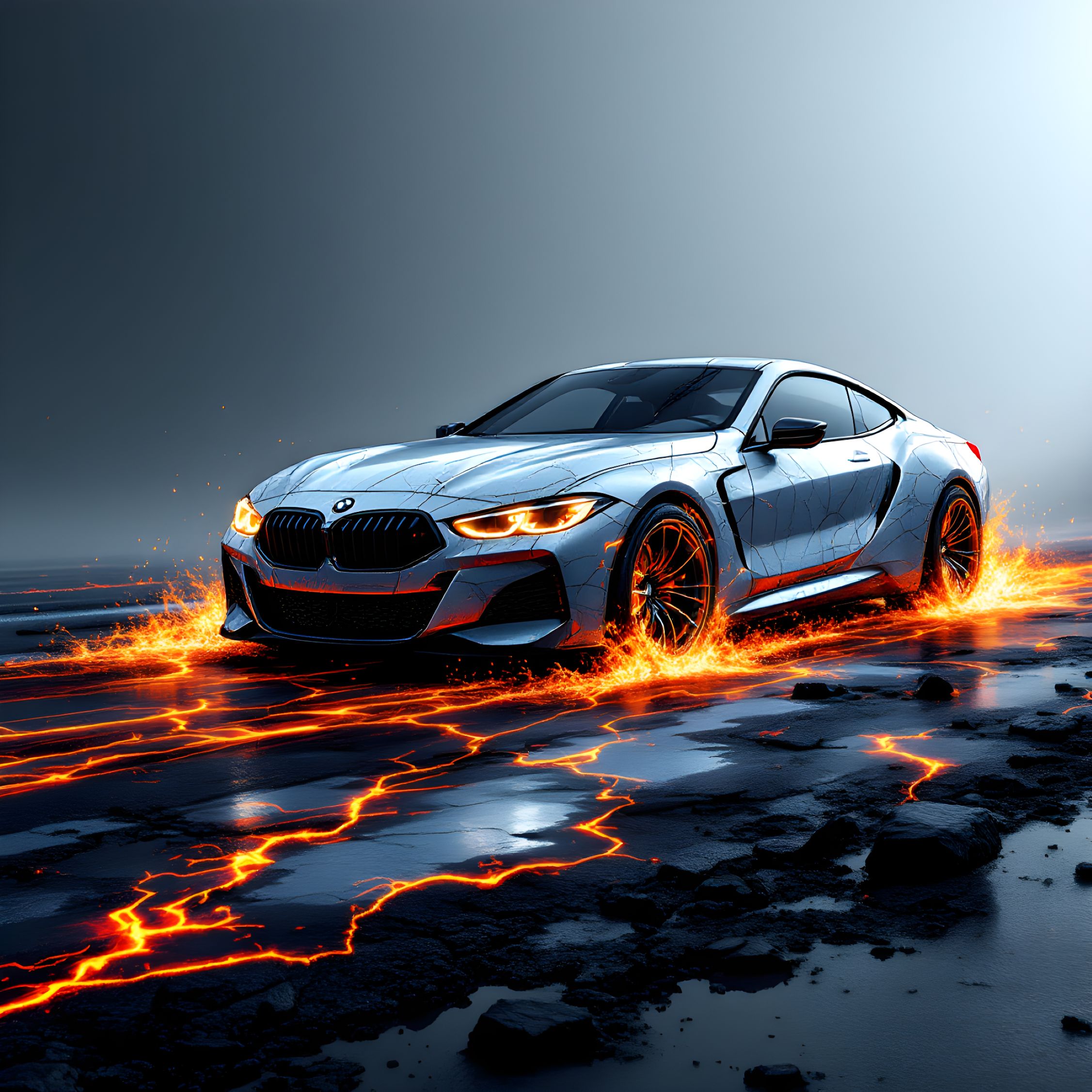 bmw Lithophanie in farbe