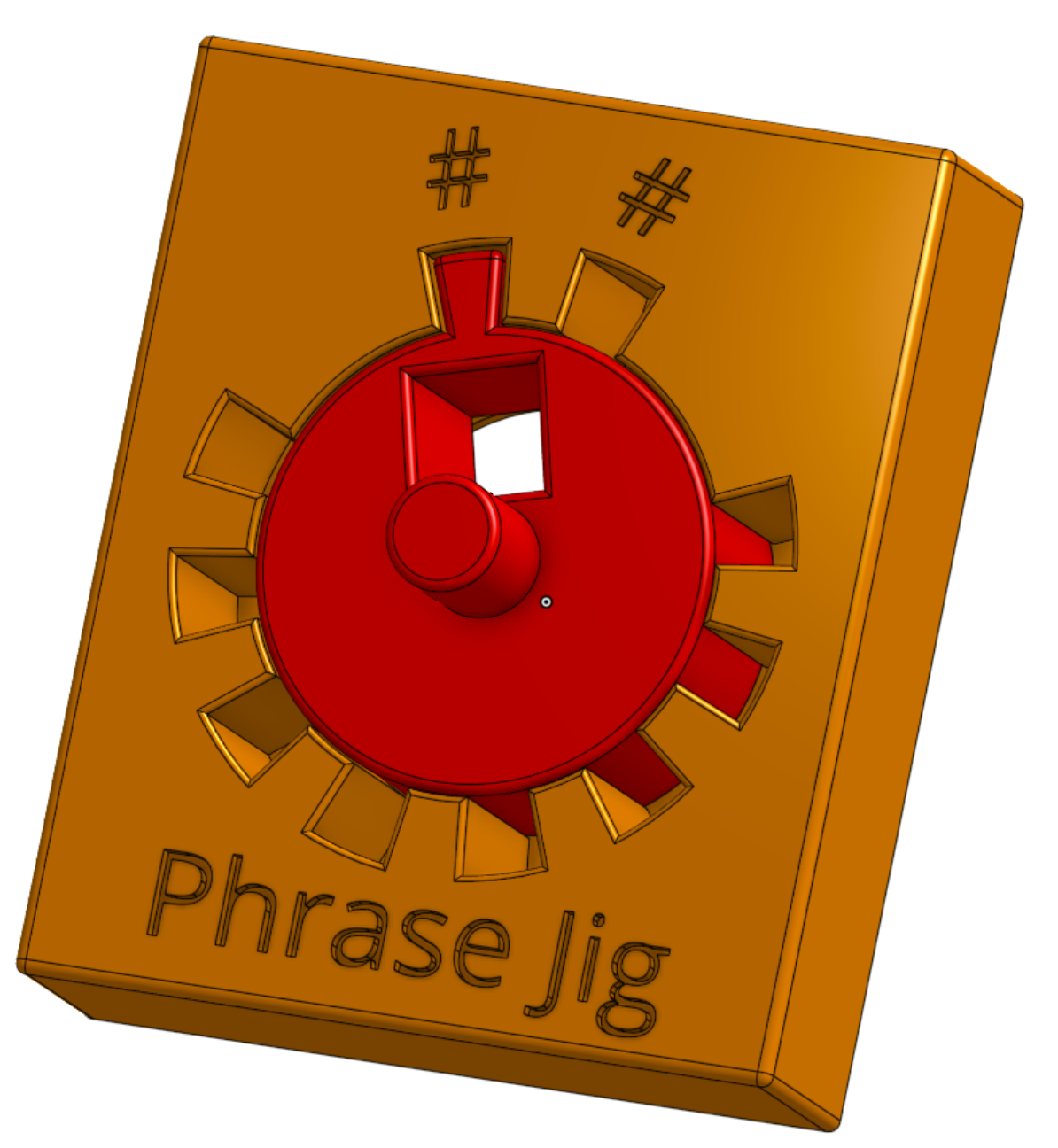 Digital Wallet Seed Phrase Stamp Jig