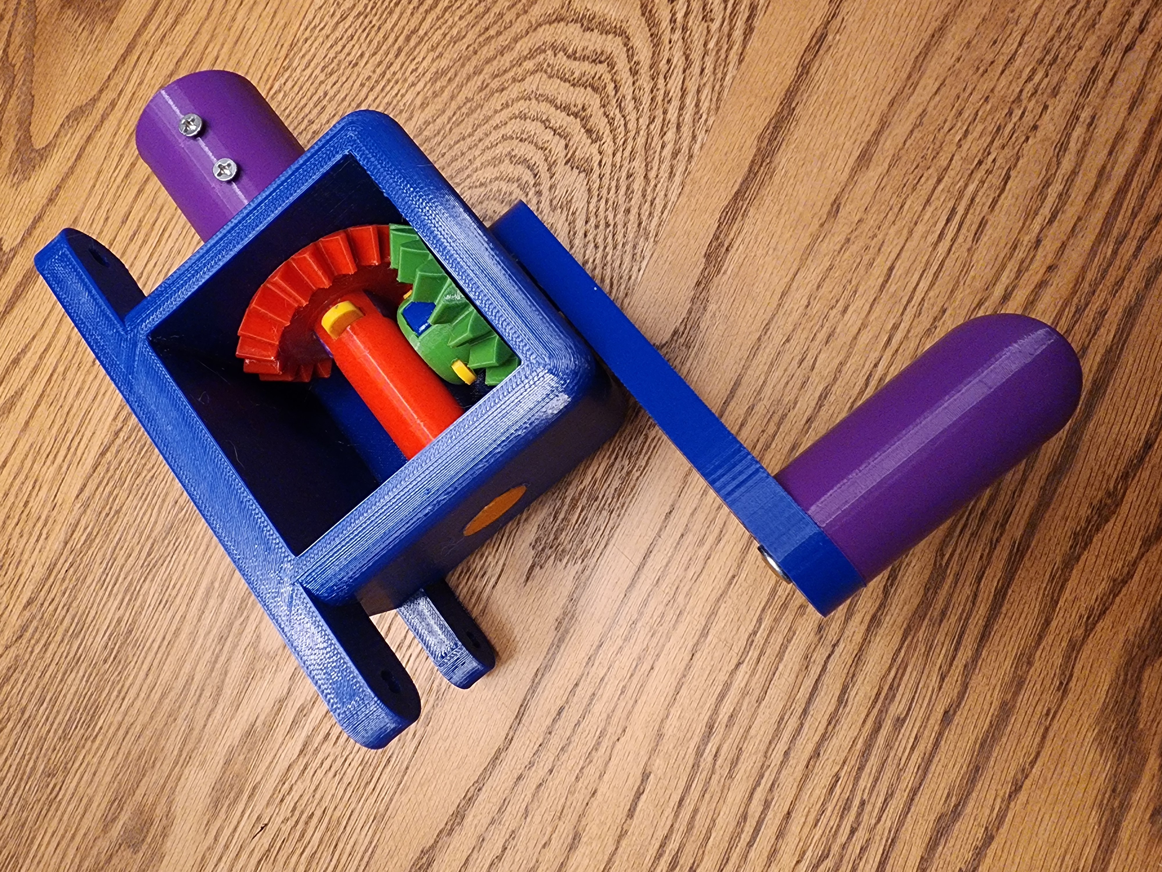 Functional Dowel Turner Gearbox