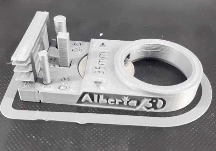Alberta3D De-Stressor Key chain