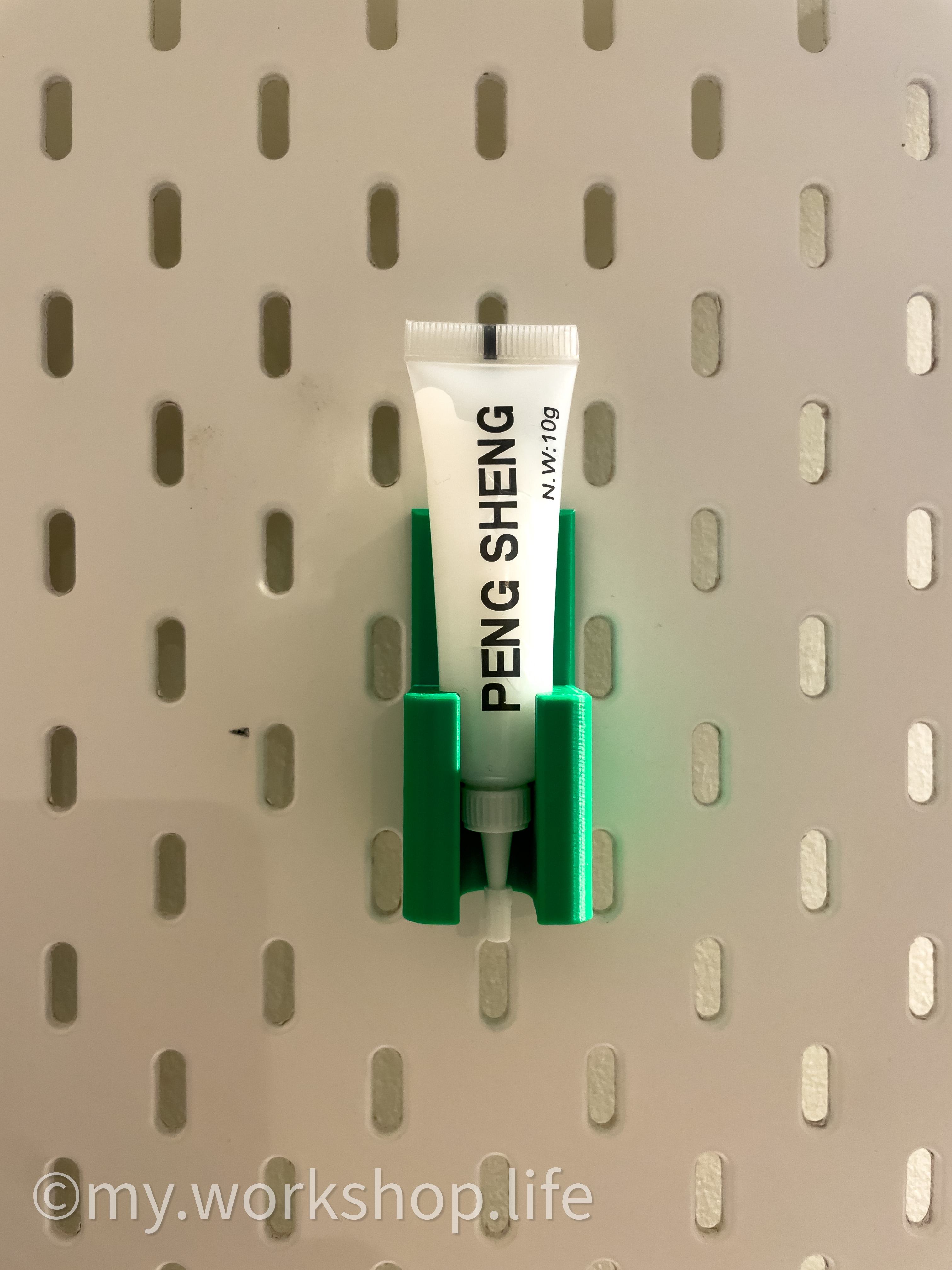 Peng Sheng holder compatible with skadis or Garant / Holex small lubricant holder