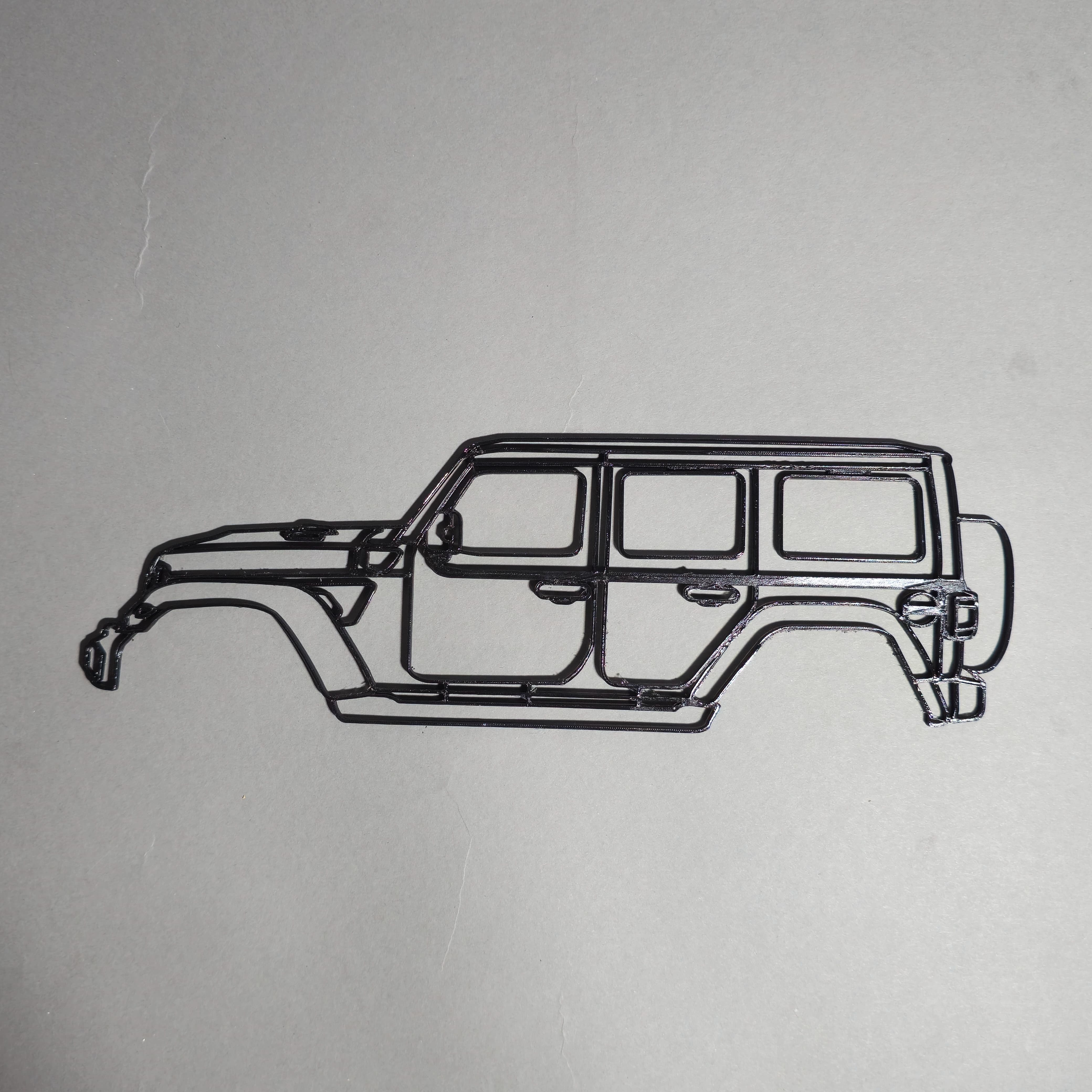 jeep wrangler sahara 2023 lineart