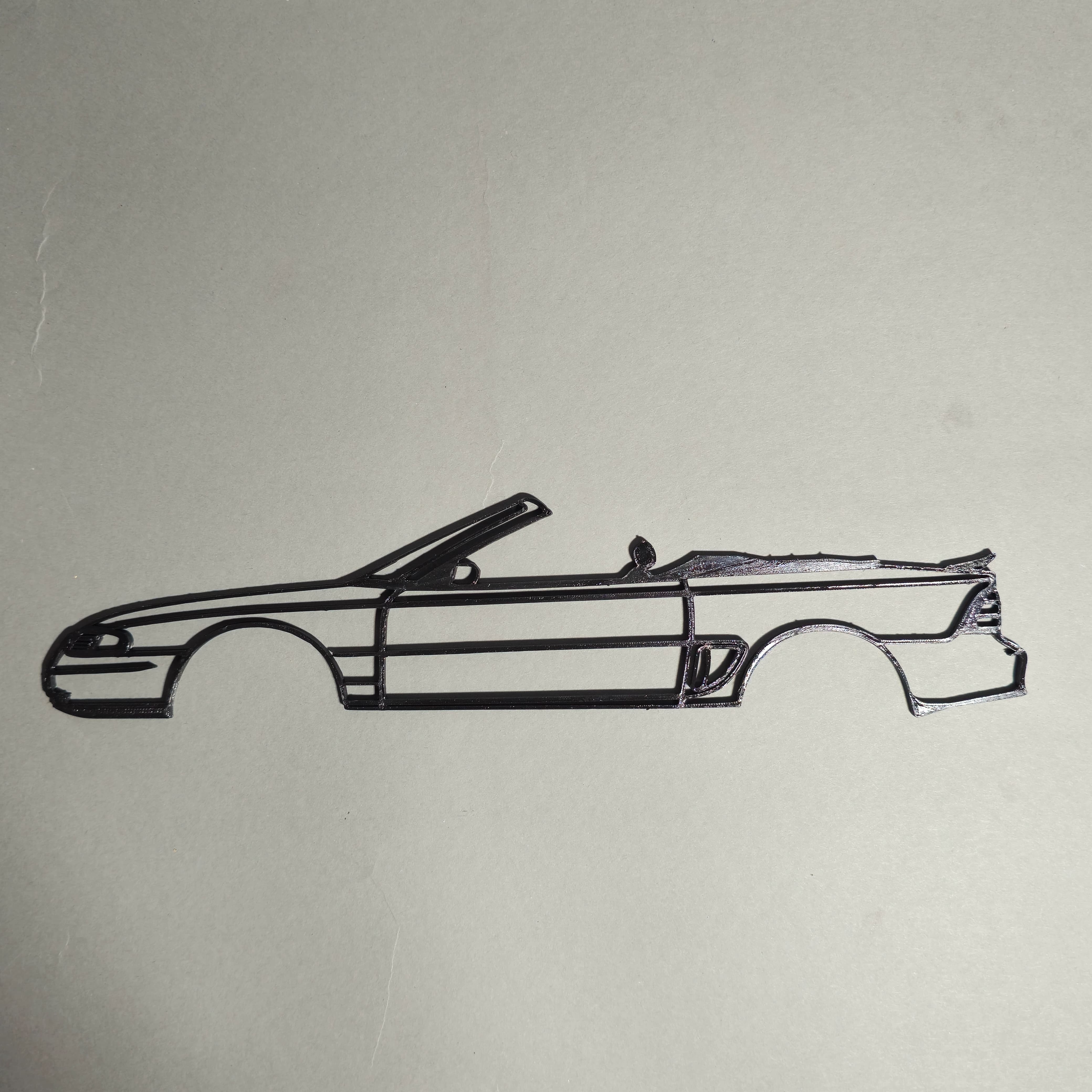 Ford Mustang GT (new edge) 1995 lineart