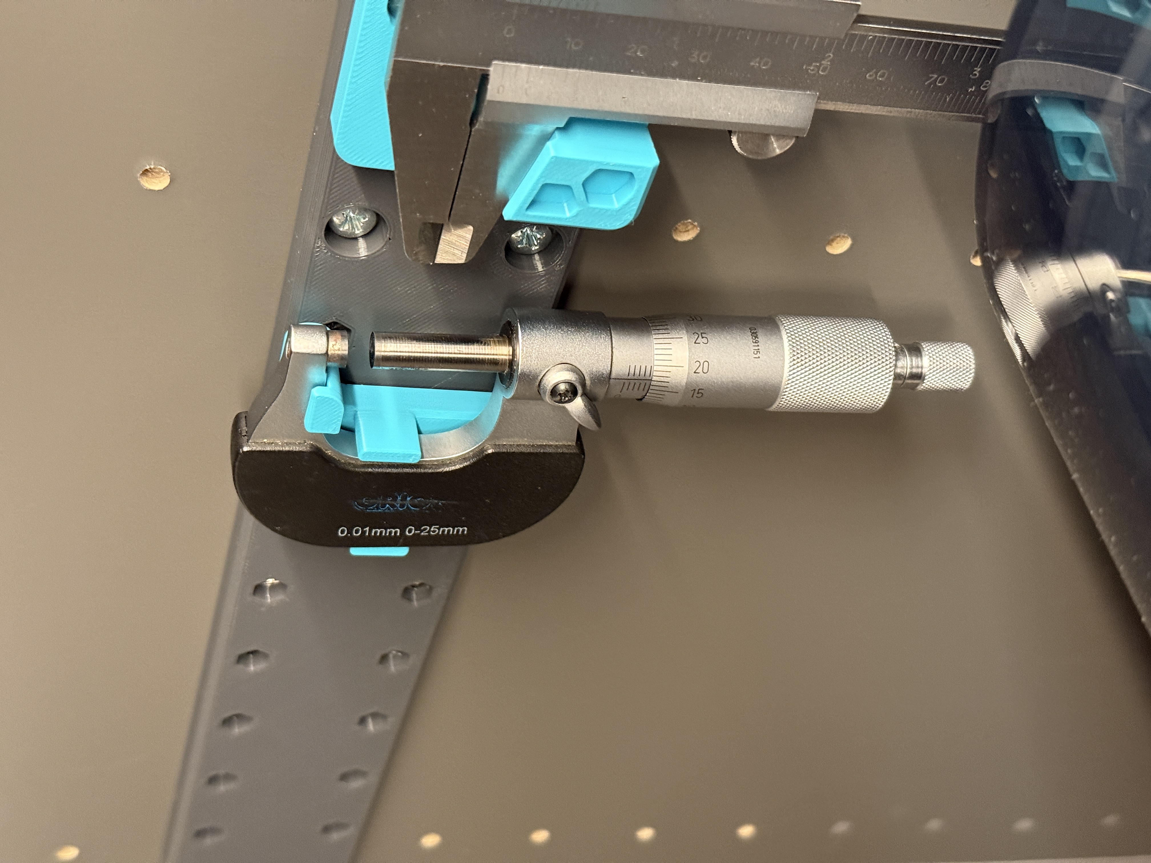 Micrometer Holder for Ikea Pax Gridline (Orion Micrometer)