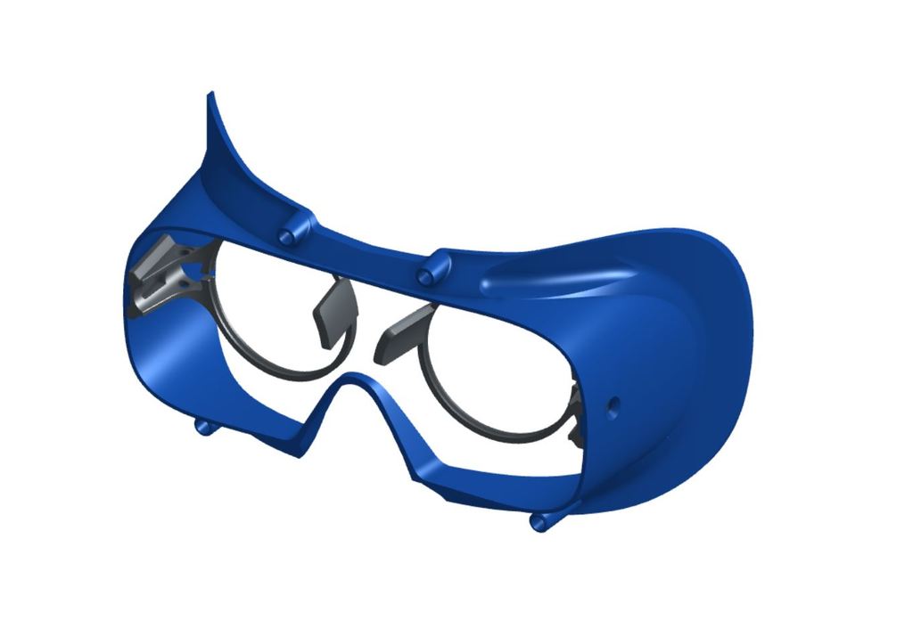 HP Reverb G2 Face Cover with/without Spectacle lenses Inserts - better FOV / SweetSpot / wider Version - supportless - even easier to print