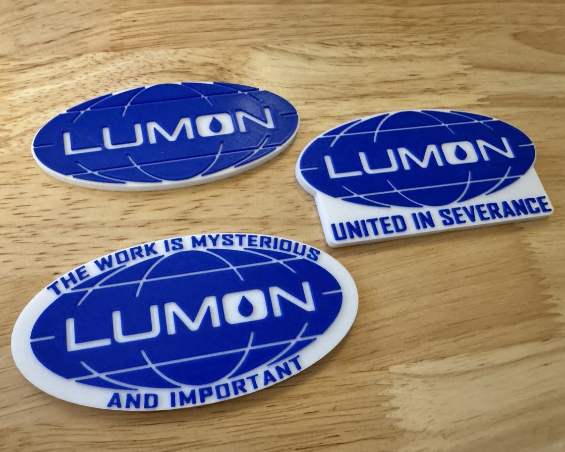 Lumon Ind. Logo Collection (Severance) - Fridge Magnet (Hot-Swap, Multi-Color) | Decoration For Whiteboard, Refrigerator, Locker, Cabinet | Home & Kitchen Essential, Classroom Office Supplies |