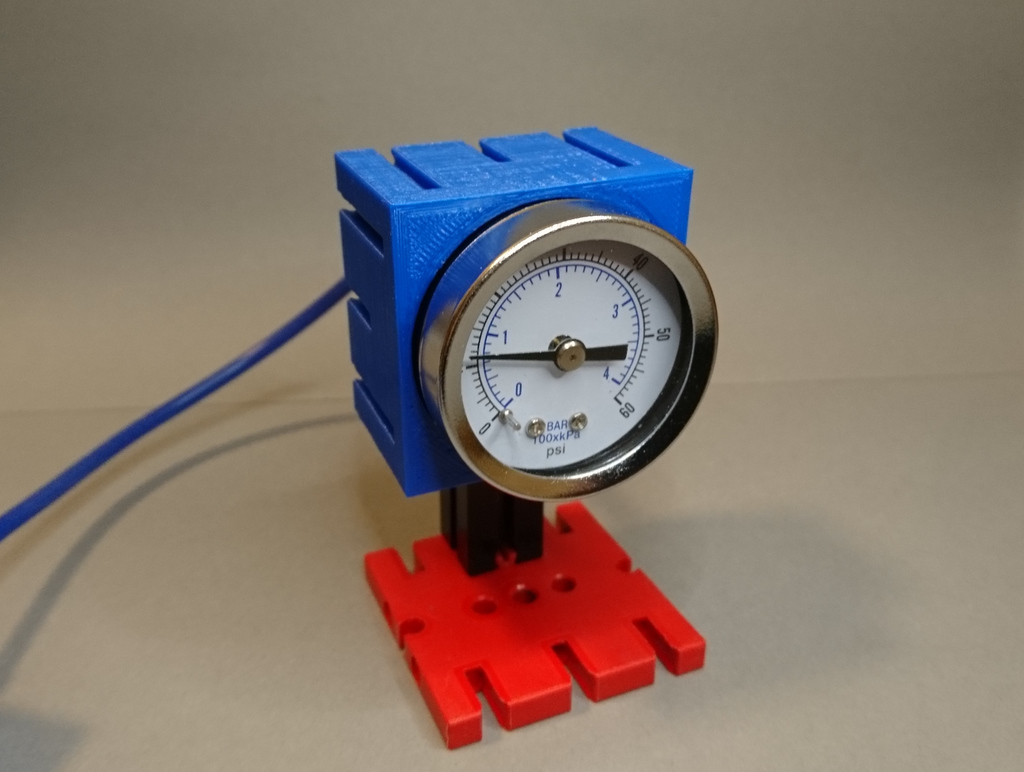 fischertechnik pneumatic air pressure gauge