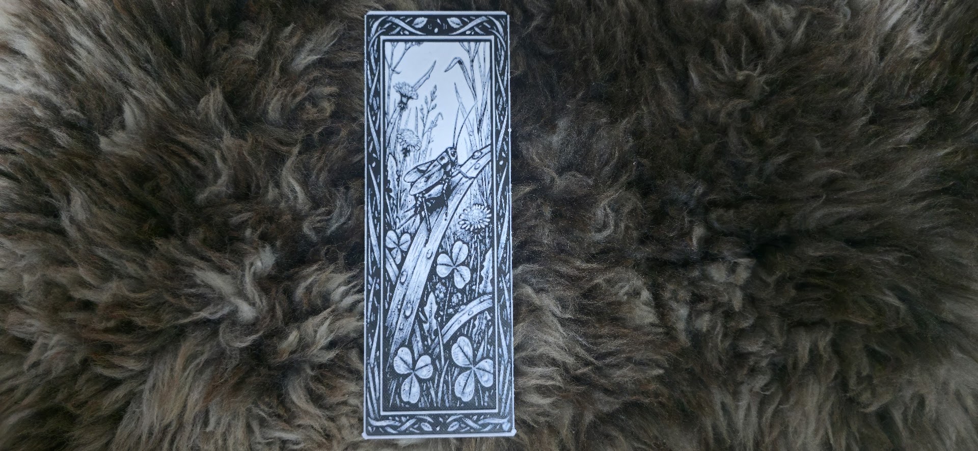 Meadow Grasshopper Wildlife Bookmark