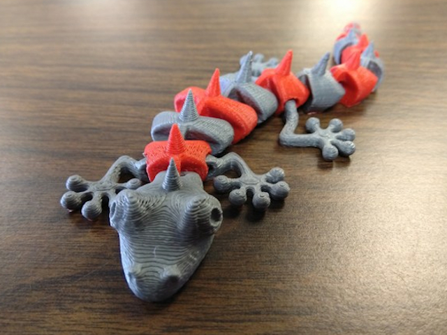 Spiked Lizard (High Resolution/ Dual-Extrusion Remixes)