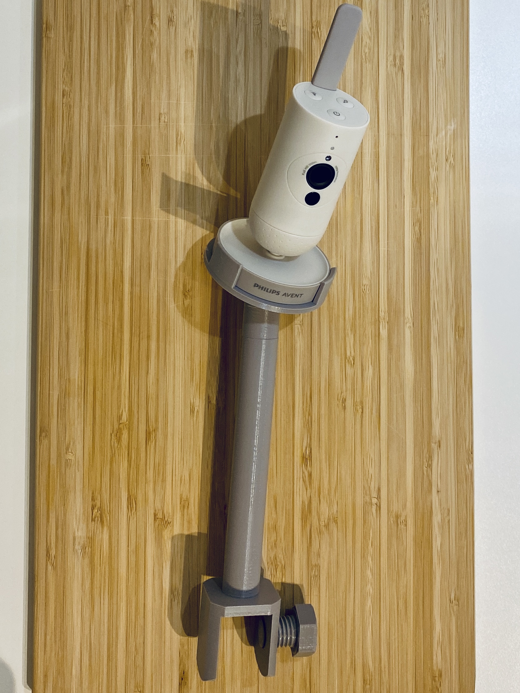 Philips Avent Connected SCD921 921/26 Babyphone Camera Monitor holder / clamp for Baby | fits on Prusa Mini!