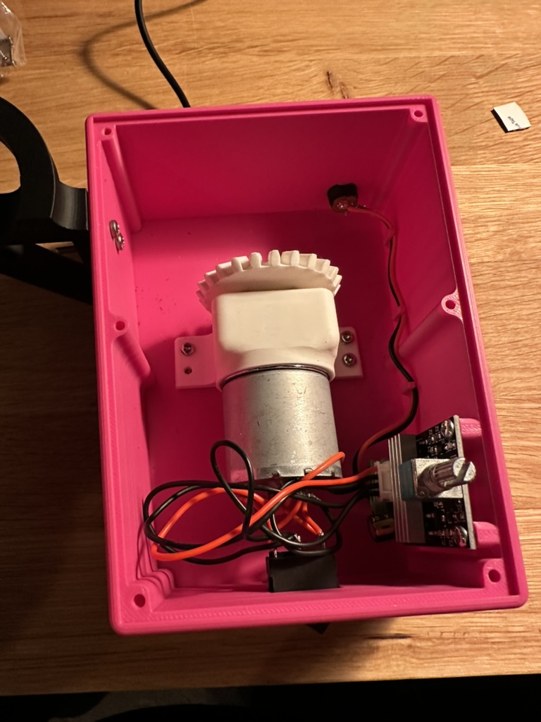 Eccentric Motor, housing and base