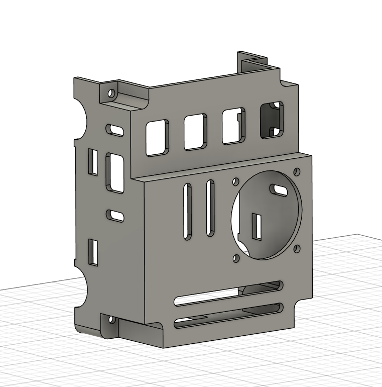 QIDI Q1 Pro Backcover for a 3030 fan for better cooling your MCU